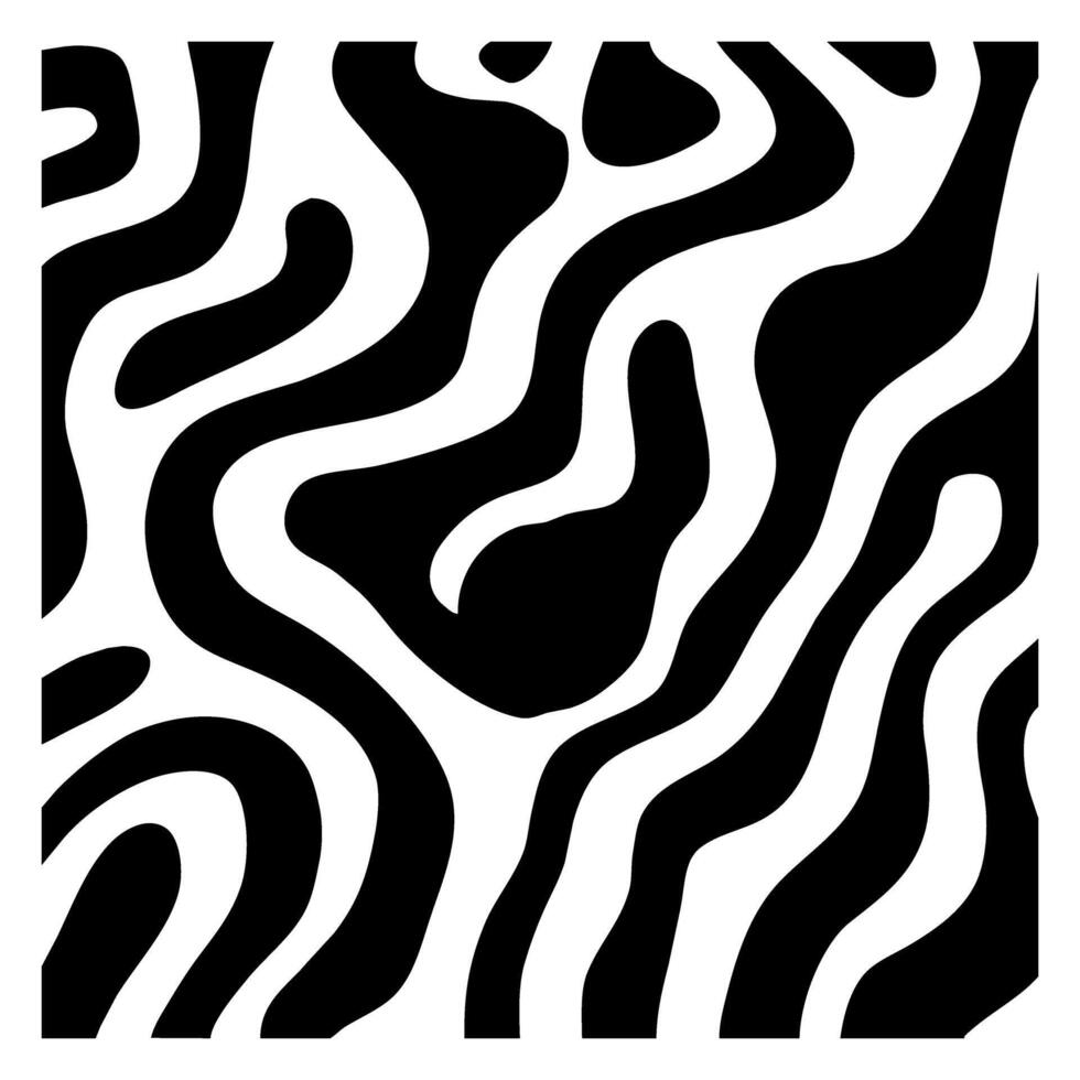 Zebra stripes pattern in black and white colors. illustration. vector