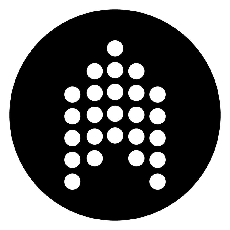 Arrow icon or web symbol. Flat black symbol. Pictogram is isolated on a white background. Designed for web and software interfaces. vector