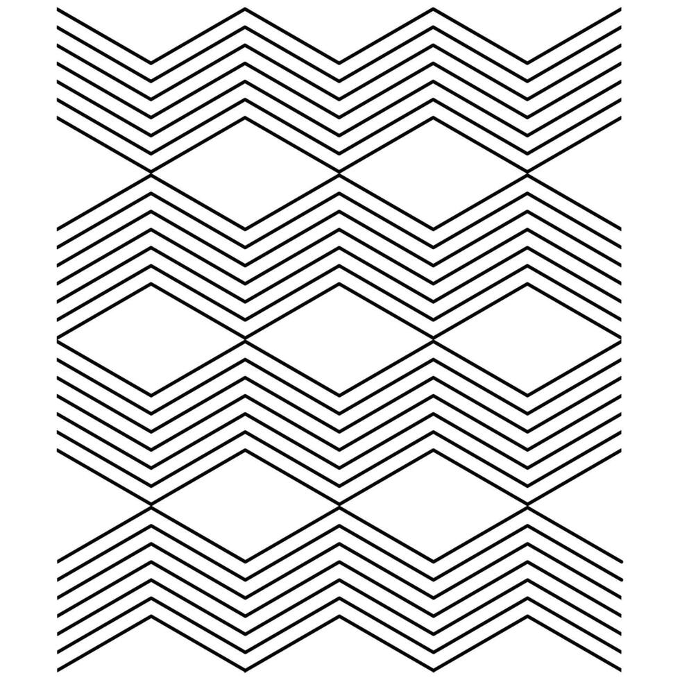 Seamless zigzag pattern. Abstract monochrome background. vector