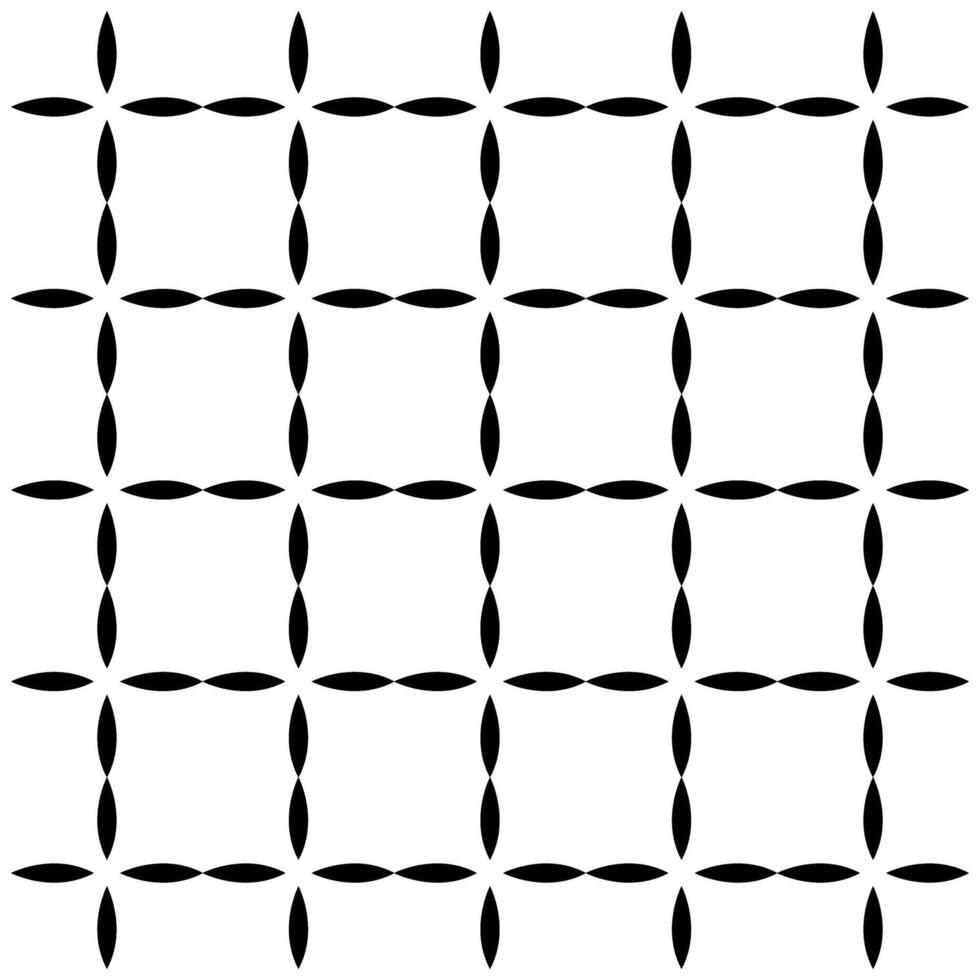 Black and white geometric seamless pattern. Abstract background. art. vector