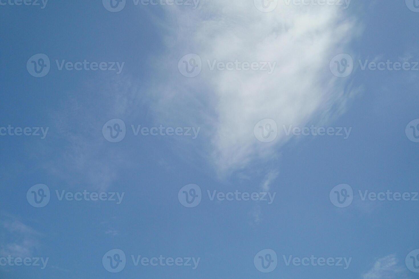 A beautiful blue sky scattered with fluffy white clouds, creating a serene and peaceful atmosphere. Ideal for nature and weather-themed visuals photo