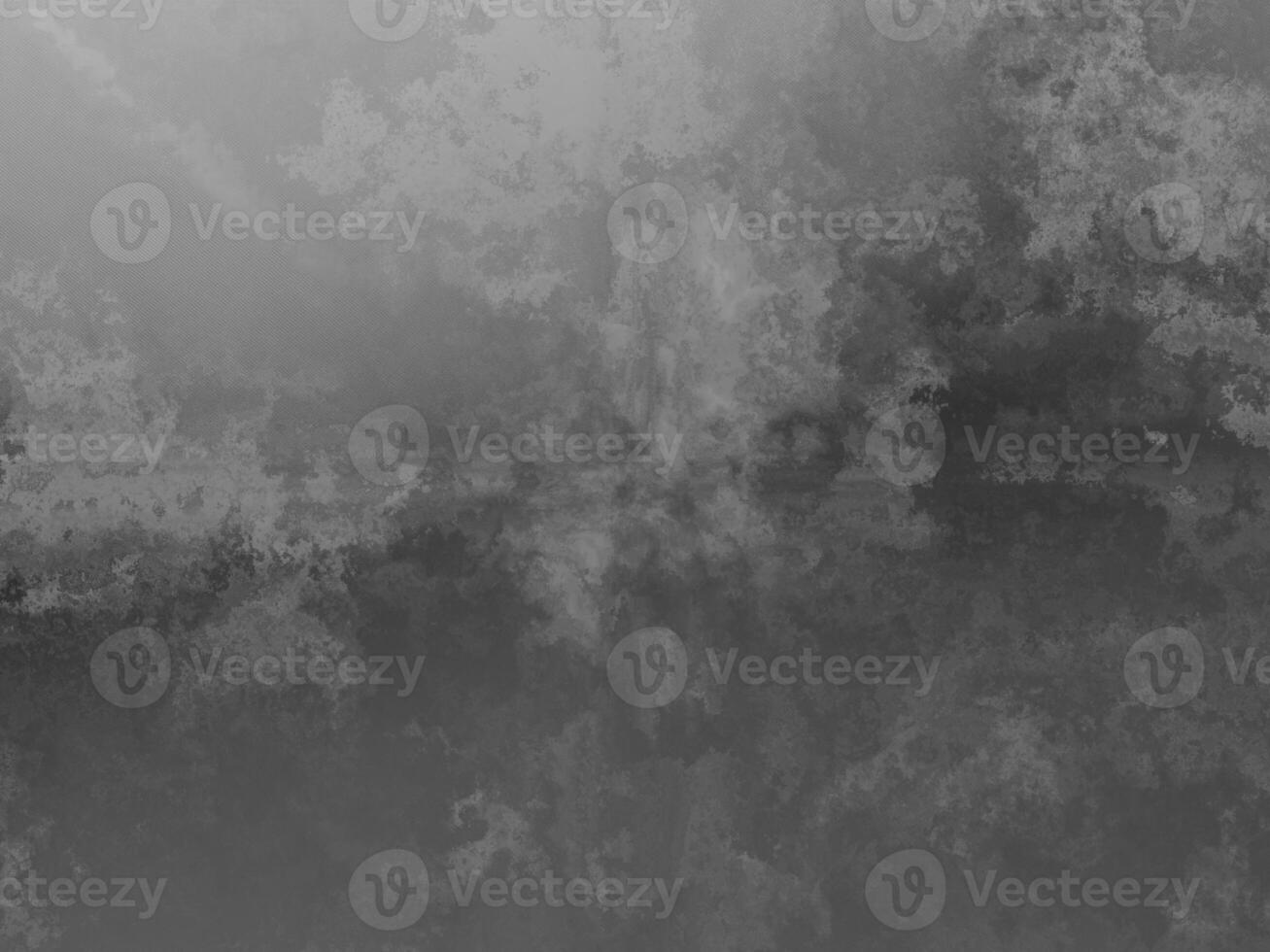 Smooth gray metal background with misty, faded, and fragmented designs. photo