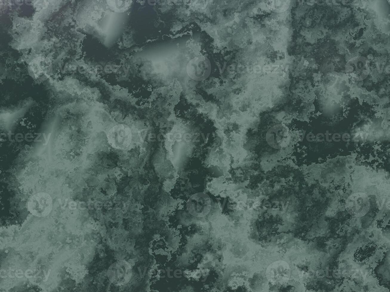 Dark green marble surface with unique patterns and subtle tonal contrasts. photo
