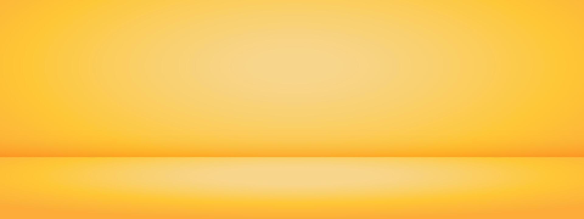 Limbo yellow background. Abstract studio gradient bg. Modern banner with empty space for advertising text. illustration. vector