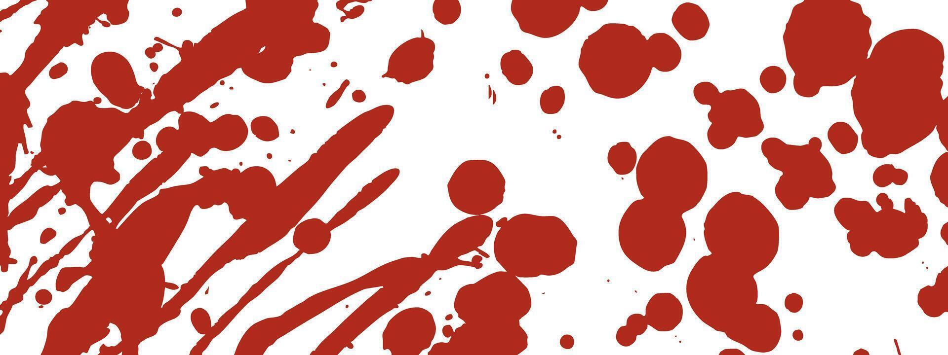 Blood splatters and smears pattern vector