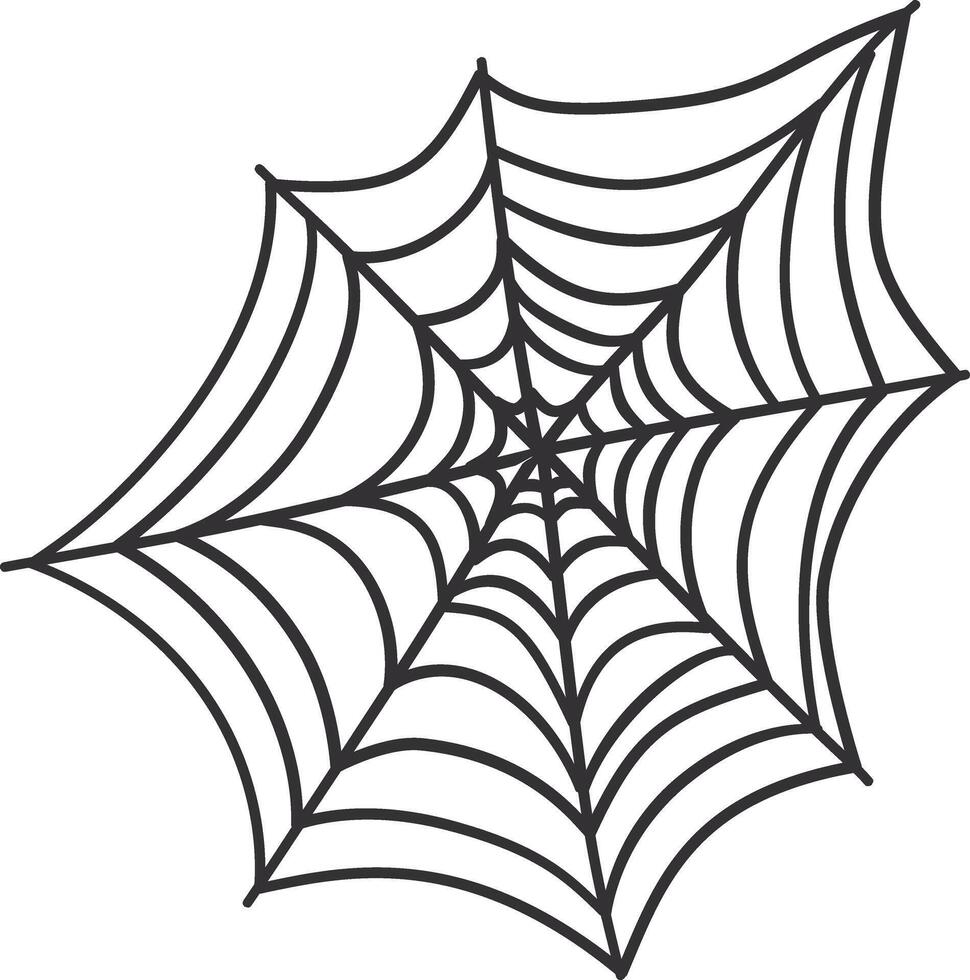 Spider Web Decorative. vector