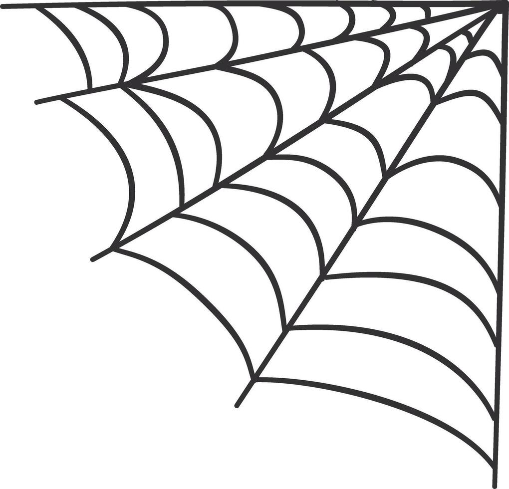 Spider Web Decorative vector