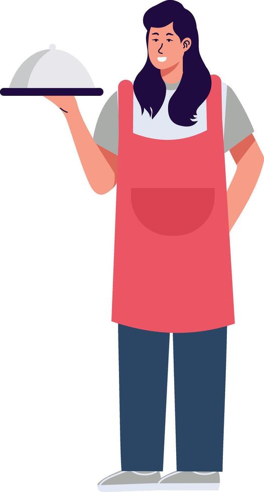 People Labor Day Character Isolated on White Background vector