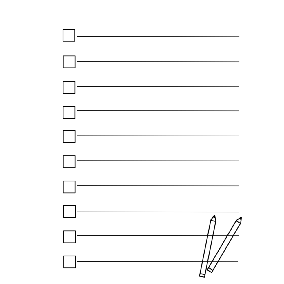 White note paper illustration png
