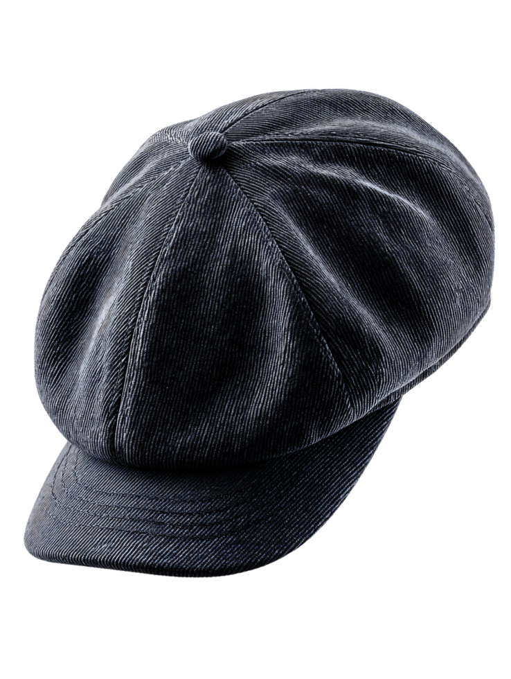 Stylish Vintage Cap in Dark Color, Perfect for Casual Outfits png