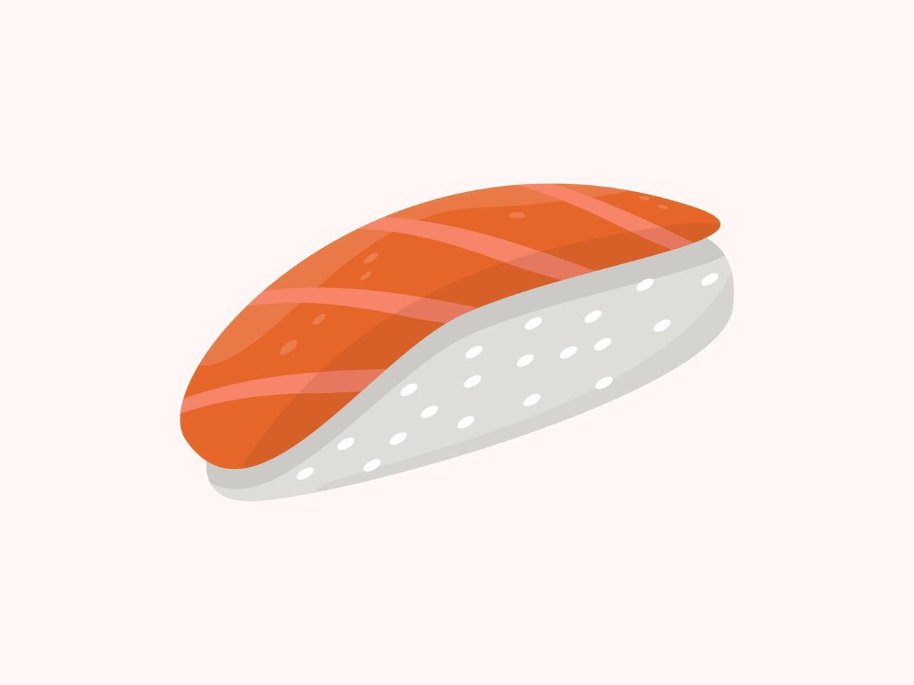 Sushi design illustration with simple vector