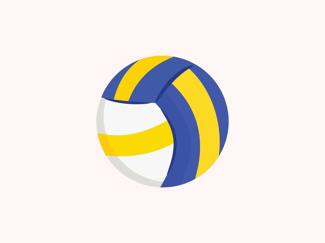 Volleyball icon in simple style vector