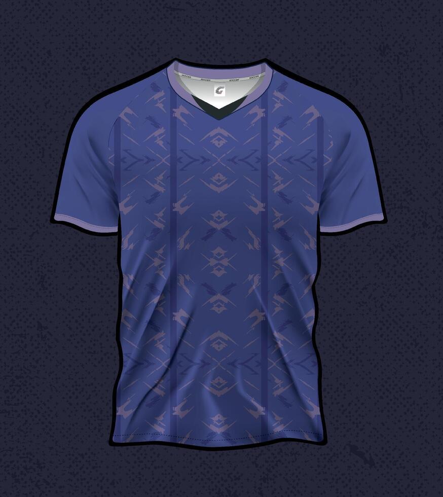 Dynamic Soccer Jersey and T Shirt Design for Football, Racing, Gaming, and E-Sports and mockup Design vector