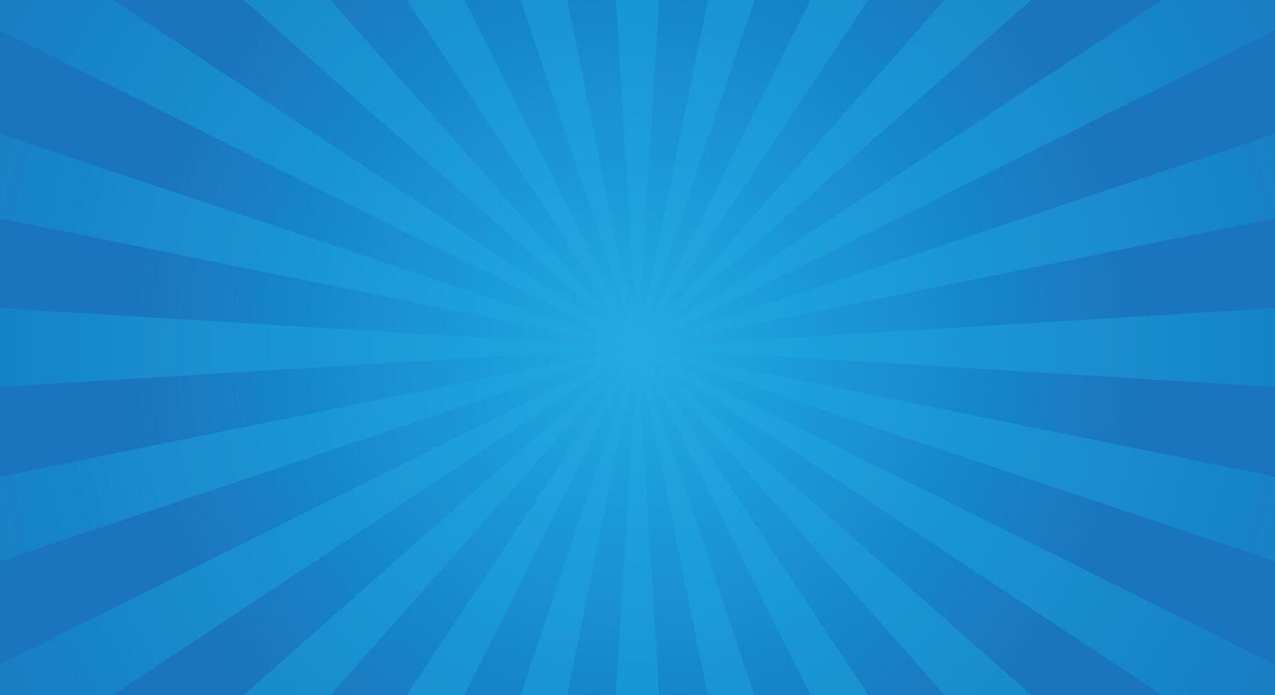 blue light ray sun burst abstract background design template vector