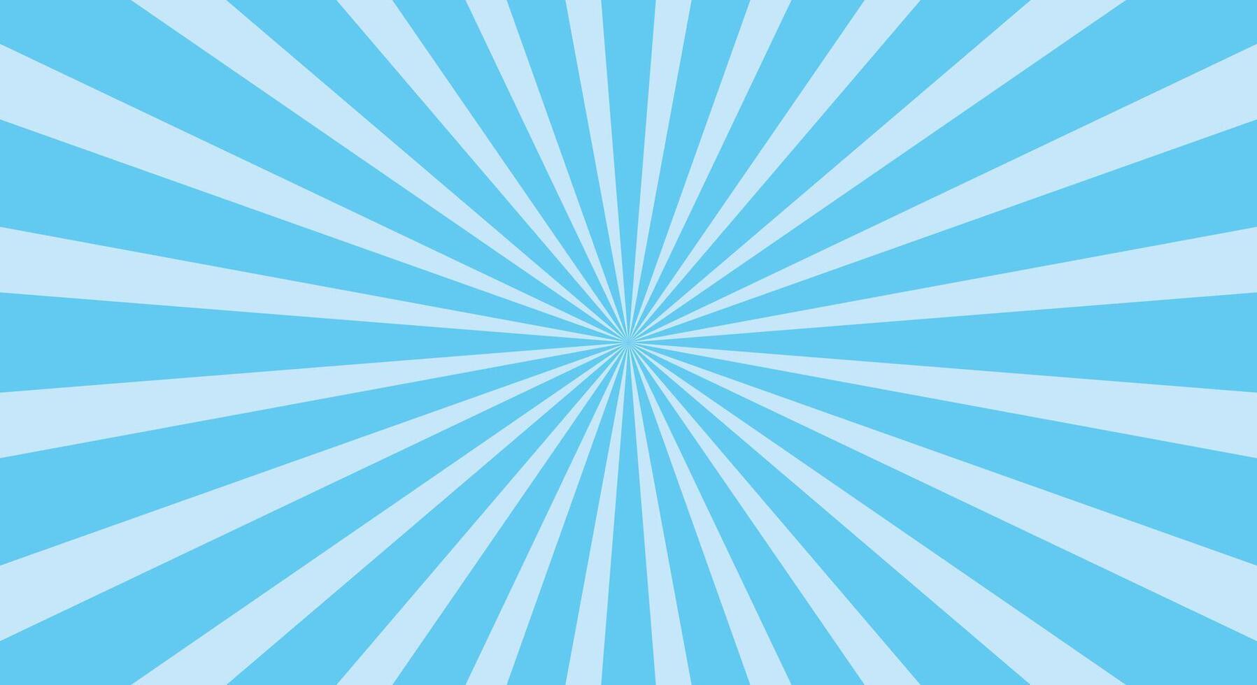 blue background sun burst rays design template vector