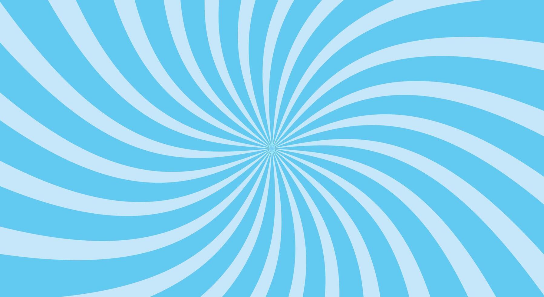 abstract blue spiral background radial swirl design template vector