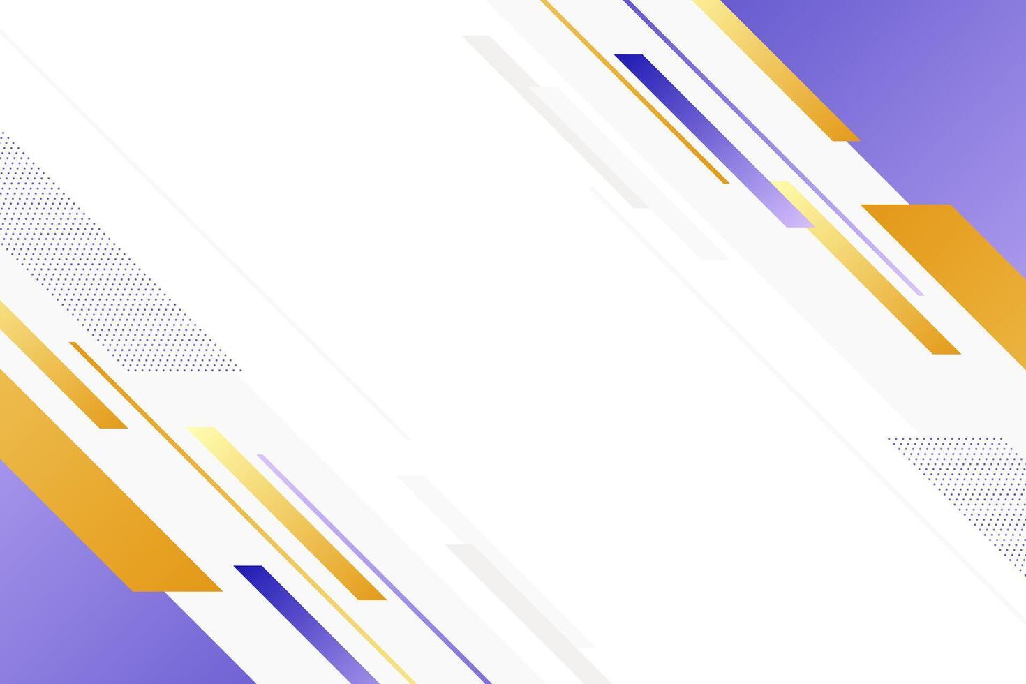 Abstract geometric lines background with orange and purple accents vector