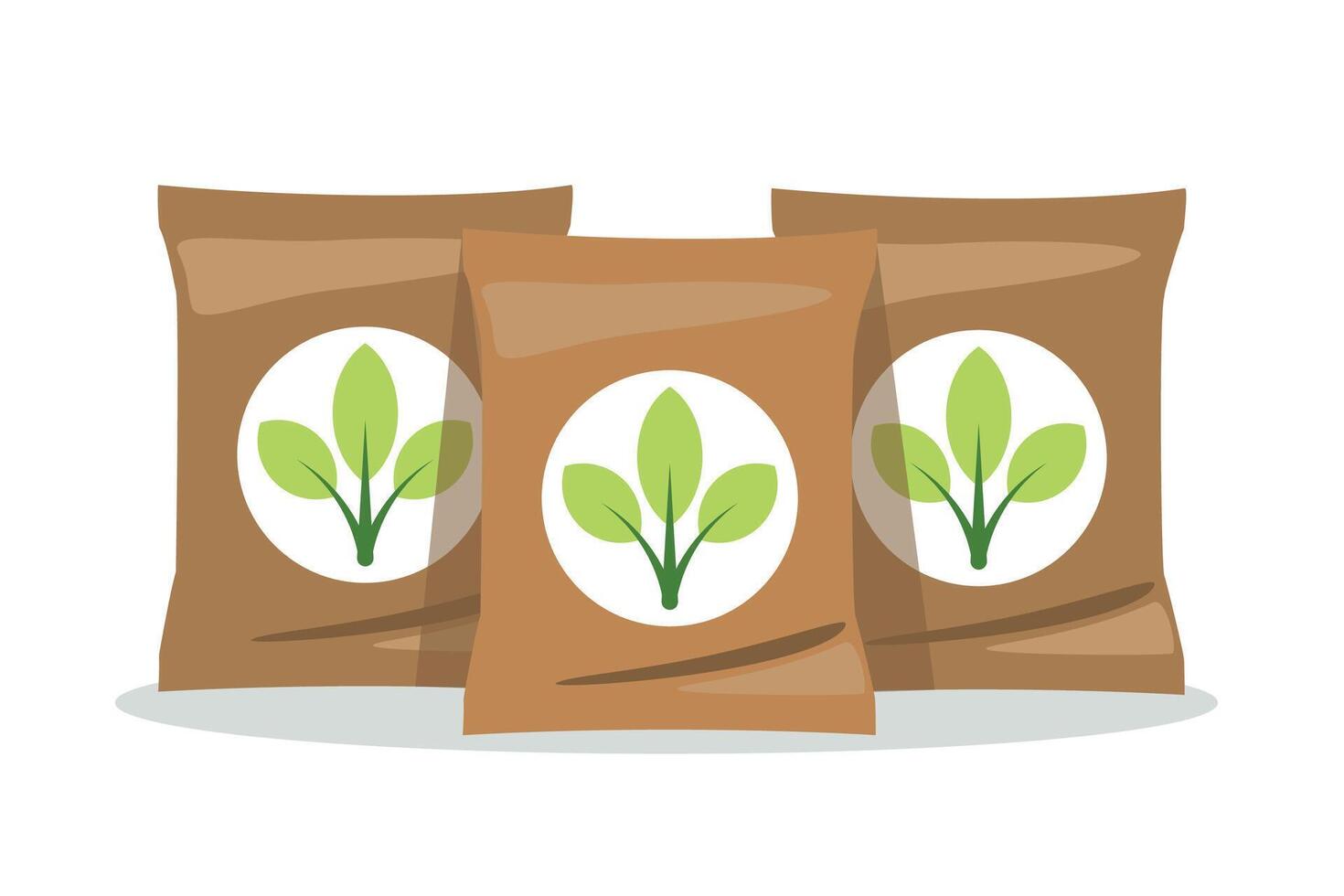 Flat Style Fertilizer Package illustration vector