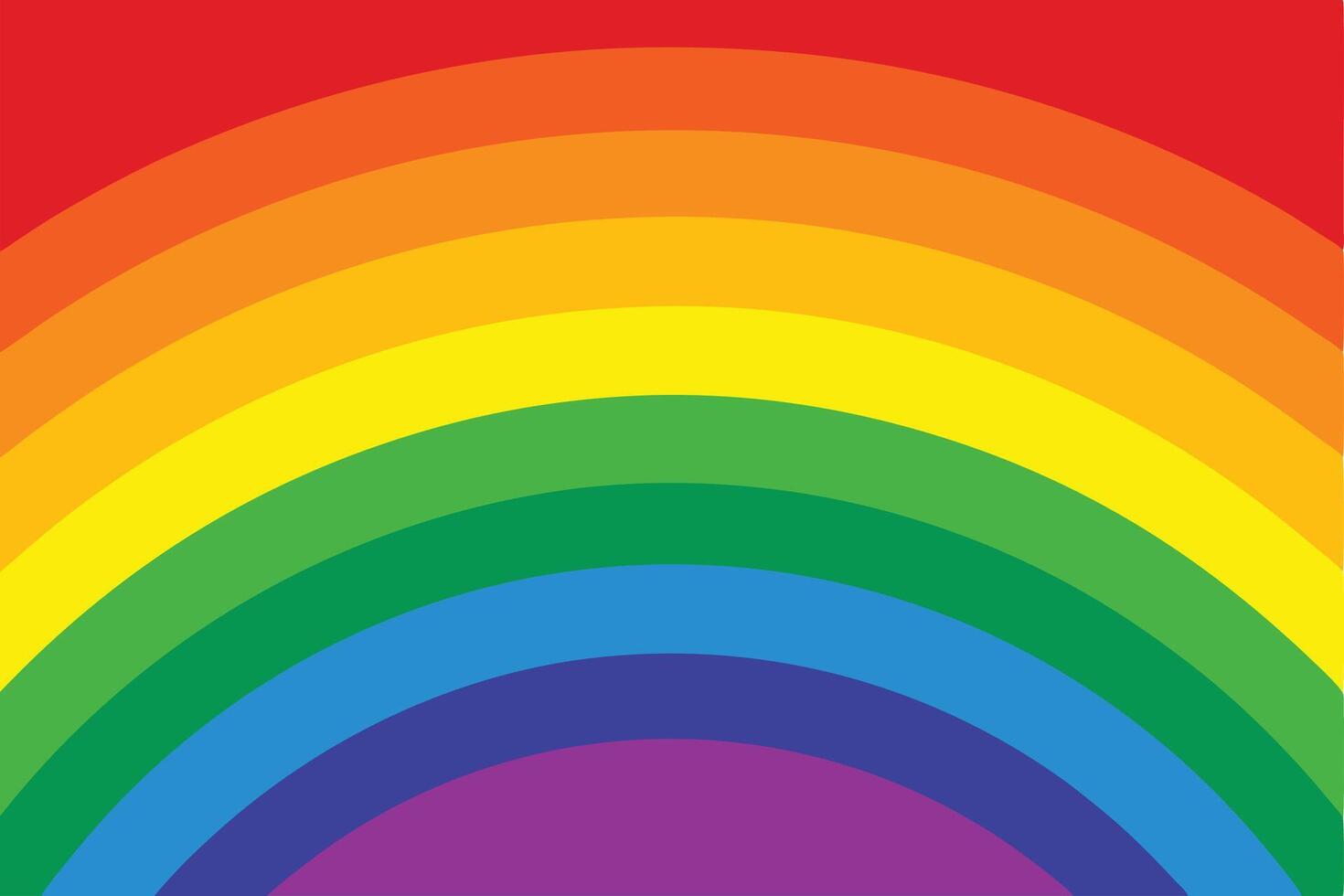 Vibrant Rainbow Arcing Across a Cheerful Digital Background, Joyful and Colorful Illustration - Professional digital artwork with vibrant colors and detailed composition vector