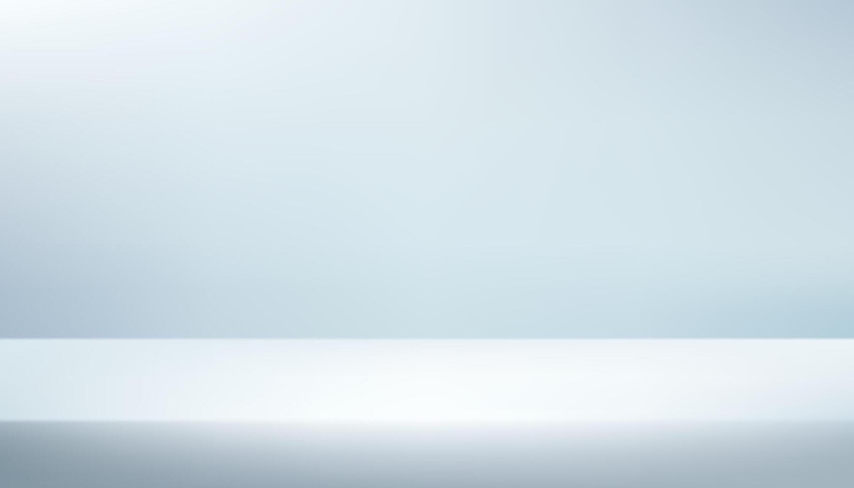 Background White Gray Wall Studio Room with Light. Space for selling products on the website. Template mock up for display of product. illustration. vector