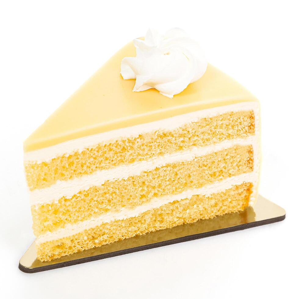 cake with with berries on a white background photo