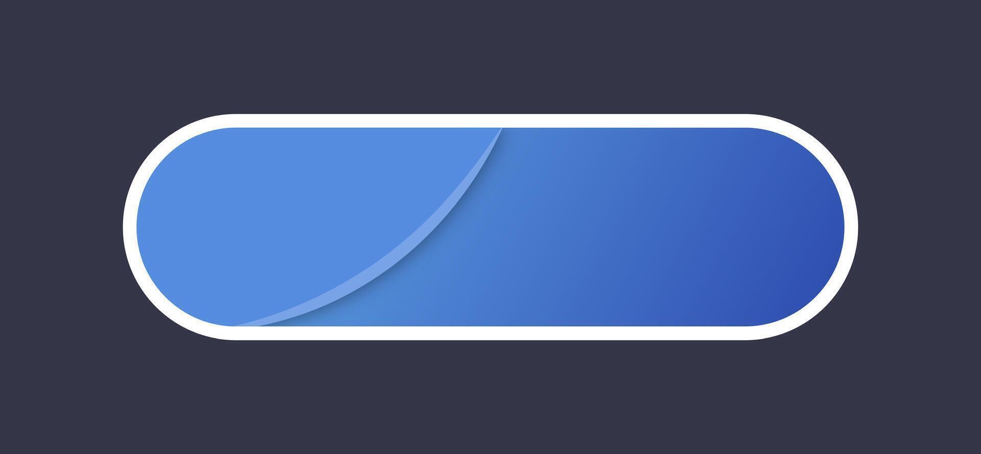 Lower third interface in gradient colors. vector