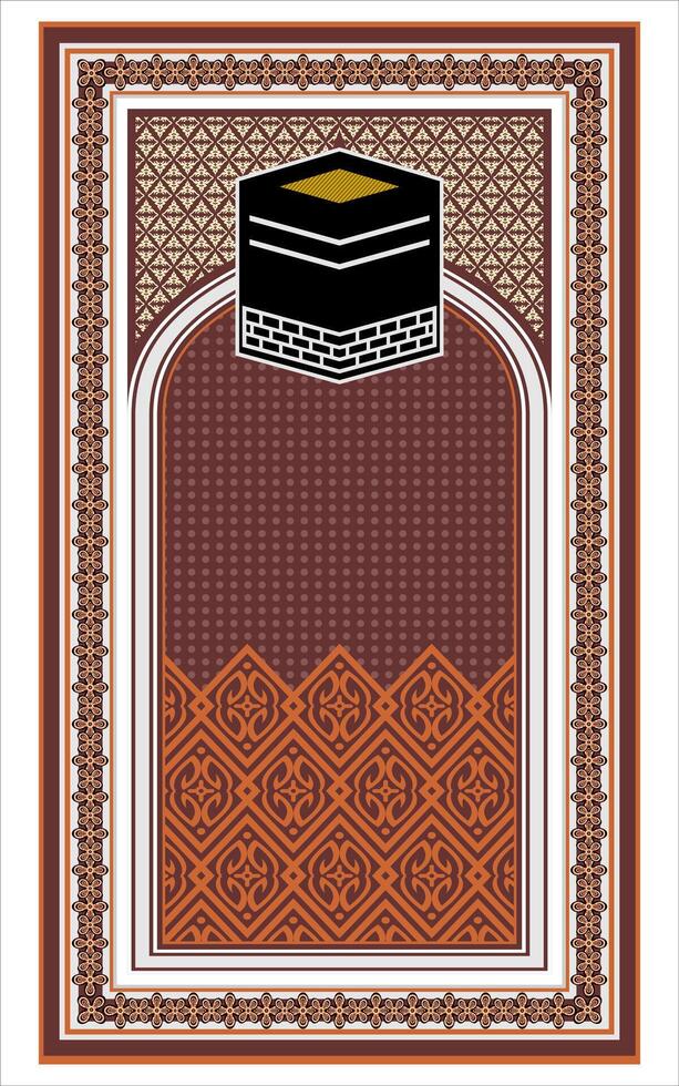 prayer rug cloth image vector