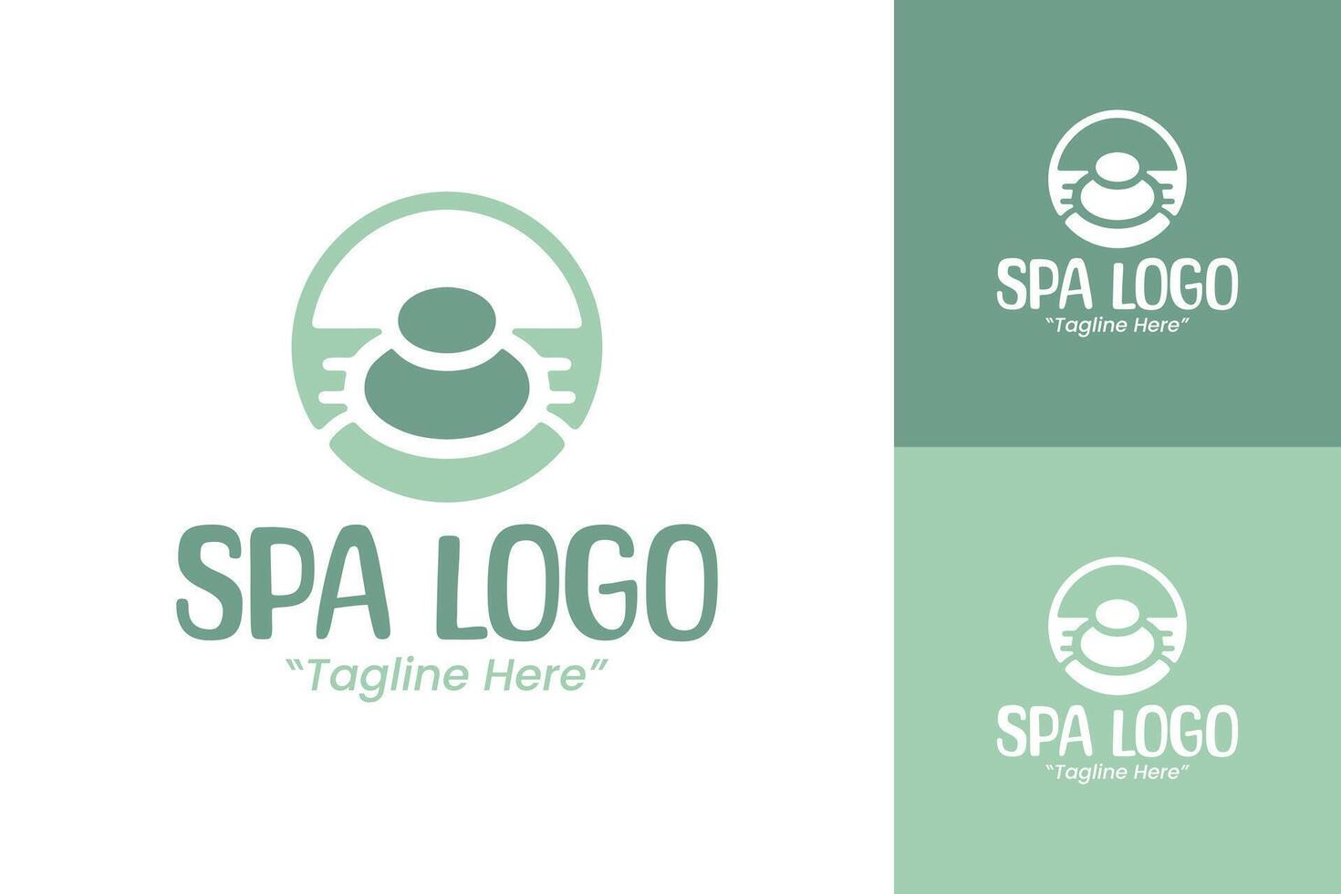 Professional Spa Logo Designs for Branding and Wellness Businesses vector