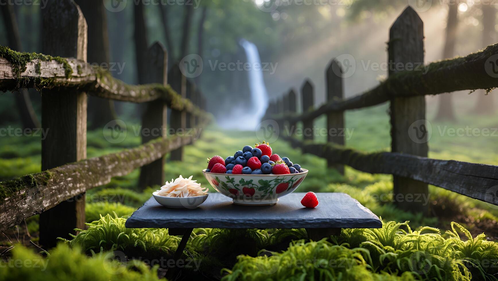 Berry Bowl with Coconut Flakes by Forest Waterfall Outdoors photo