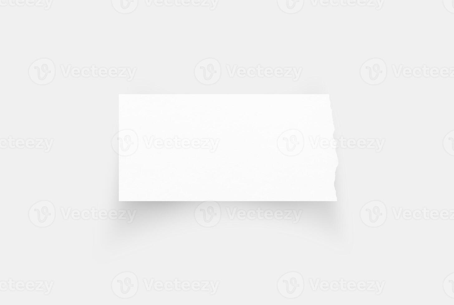 Torn paper edge. Ripped paper texture. White paper background. photo