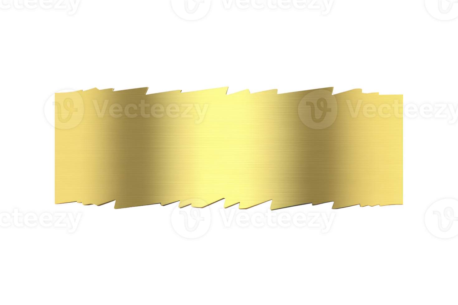 Shiny gold brushstroke with metallic texture on transparent background, perfect for adding touch of elegance to designs png