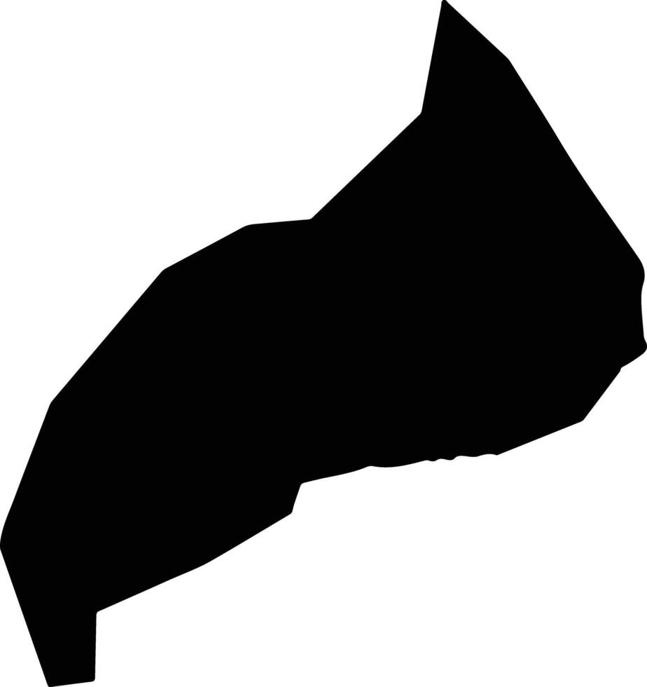 Kongasis Uganda silhouette map vector