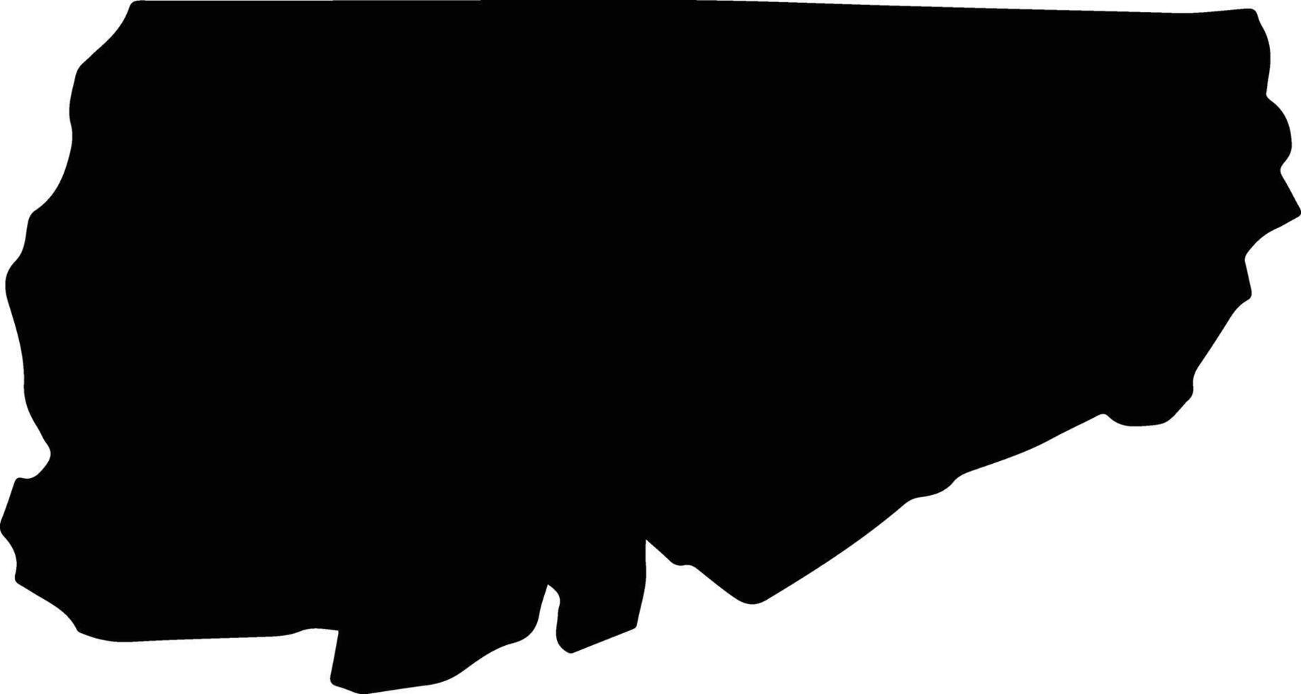 Kongolo Democratic Republic silhouette map vector