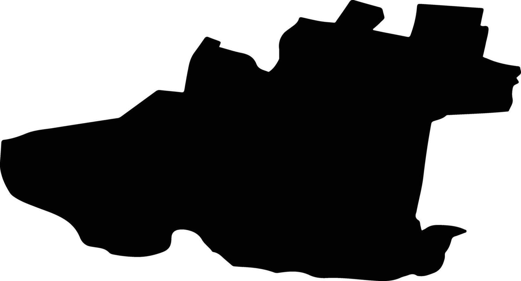Konstantinovsky District Russia silhouette map vector
