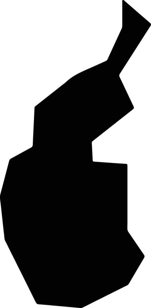 Kontea Cyprus silhouette map vector