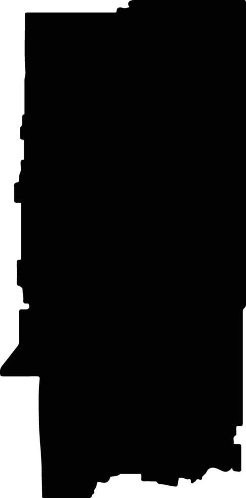 Koorda Australia silhouette map vector