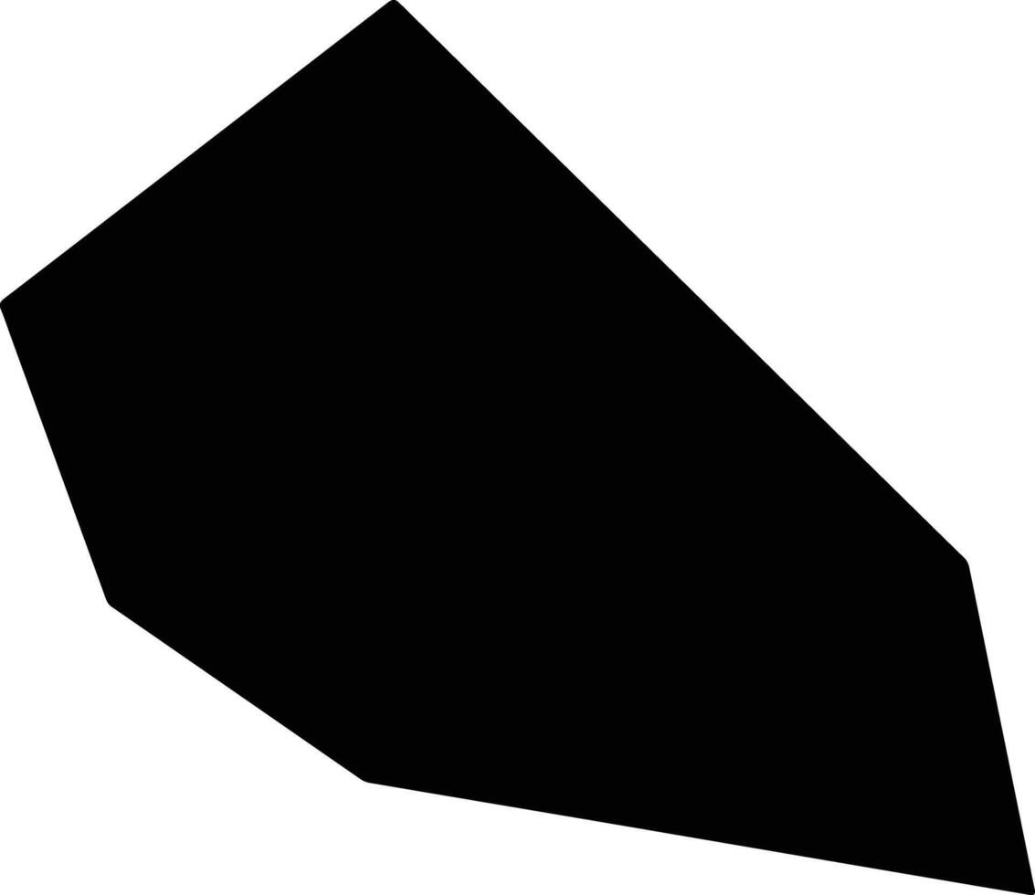 Kora Japan silhouette map vector