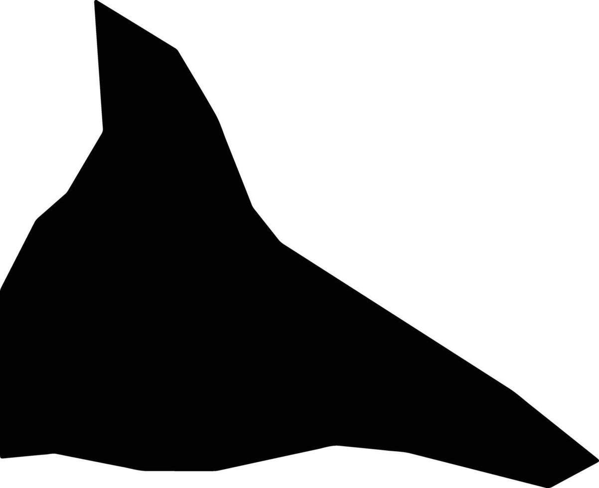 Kora Jordan silhouette map vector