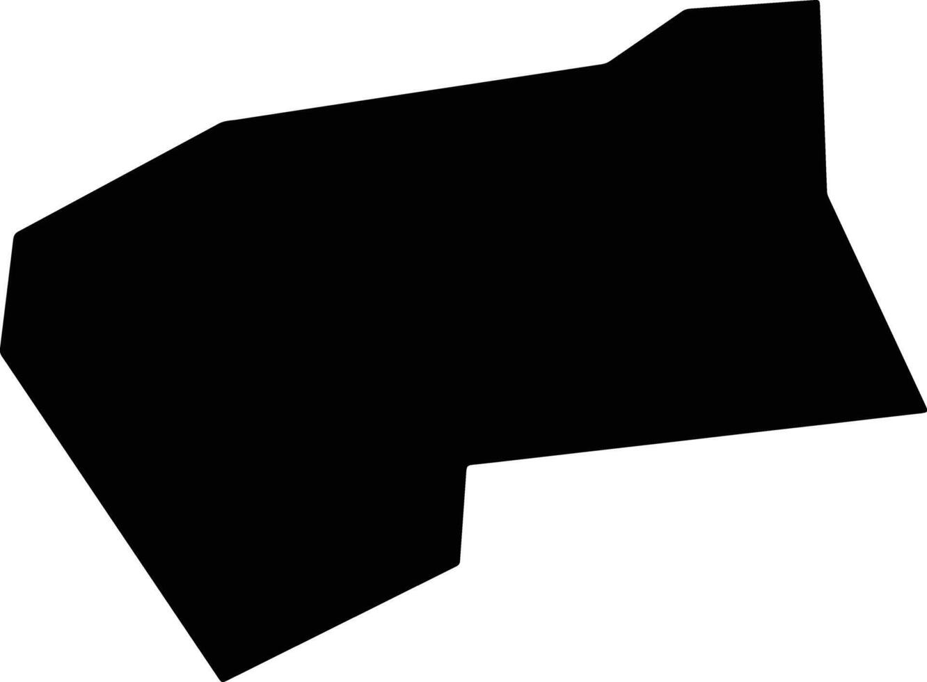 Korakou Cyprus silhouette map vector