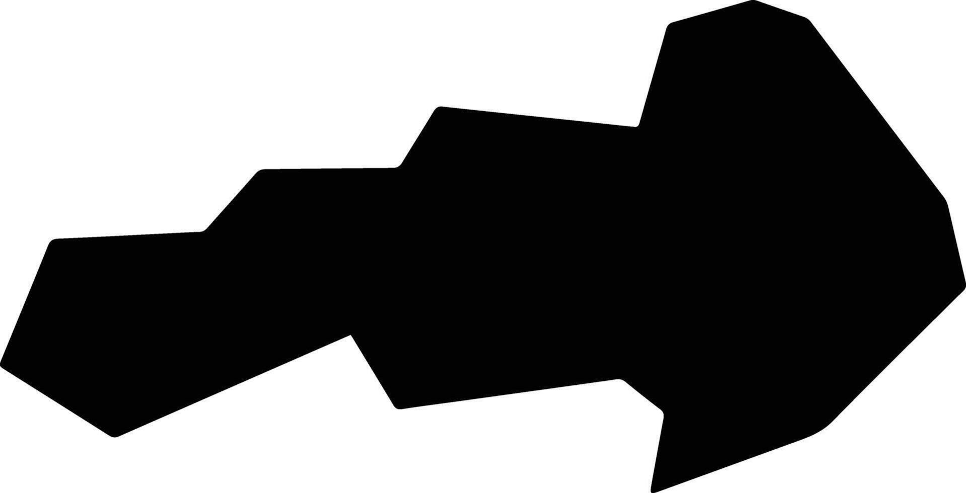 Korgalzhynskiy Kazakhstan silhouette map vector