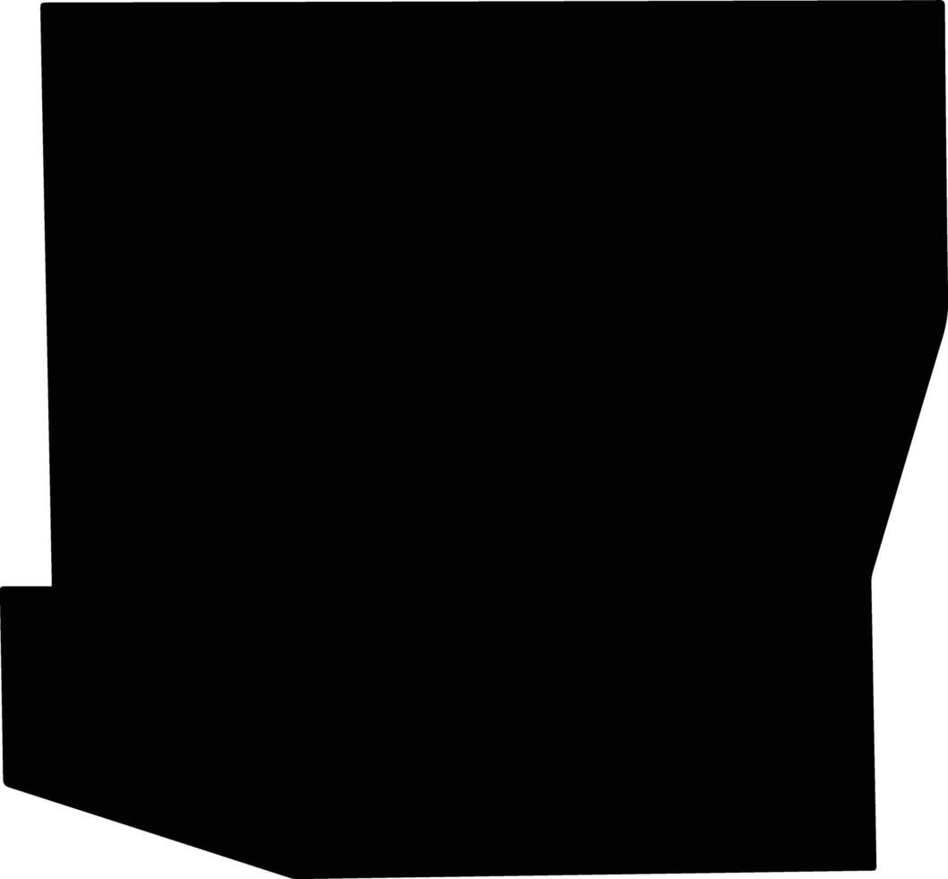 Kosciusko United States silhouette map vector