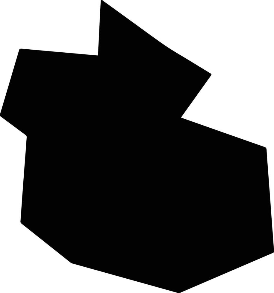 Koshigaya Japan silhouette map vector