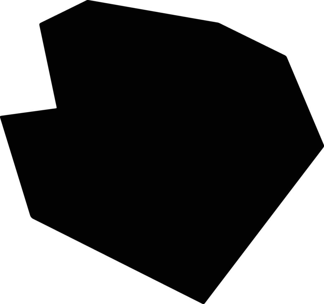 Kostinbrod Bulgaria silhouette map vector