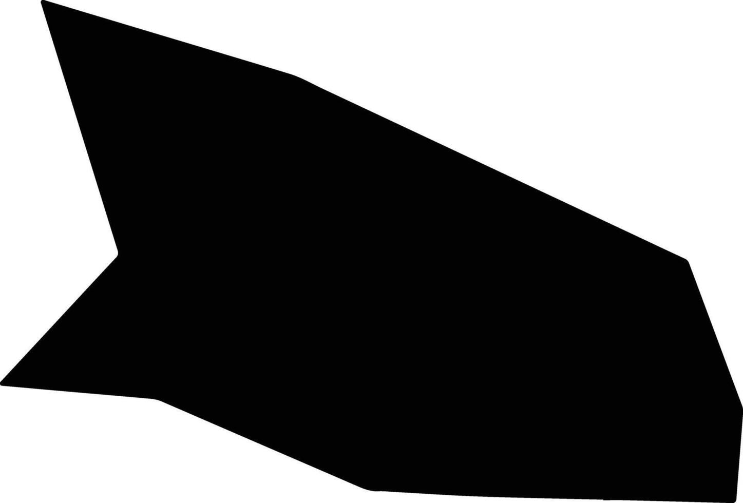 Kotelniki Russia silhouette map vector