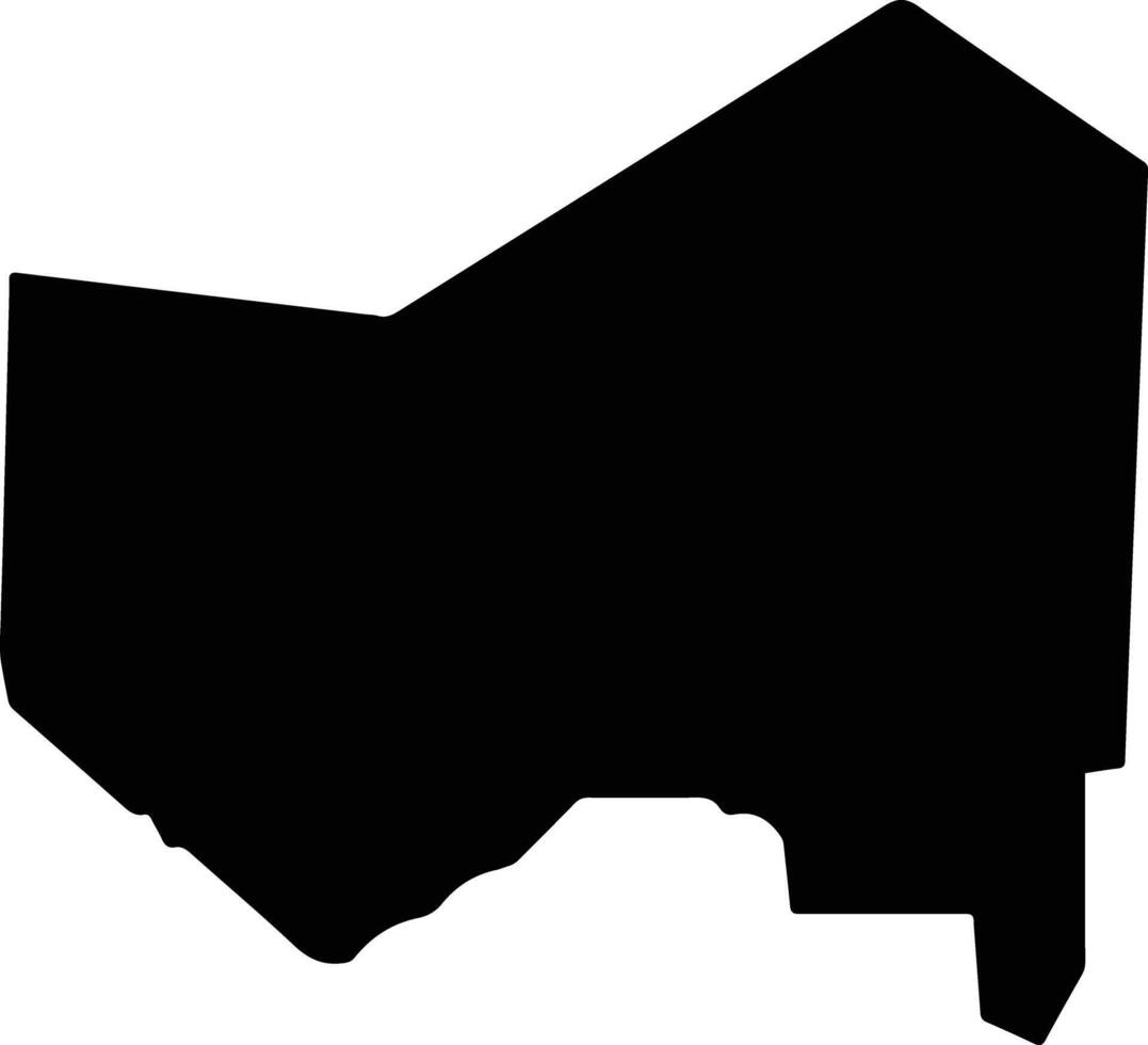 Koto Japan silhouette map vector