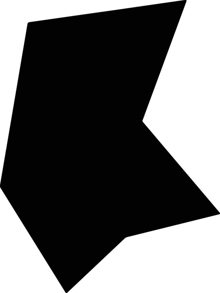 Koung Khi Cameroon silhouette map vector