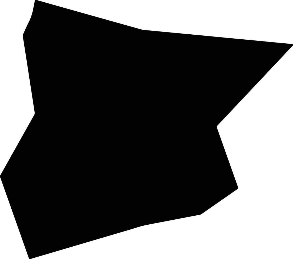 Koutsoventis Cyprus silhouette map vector