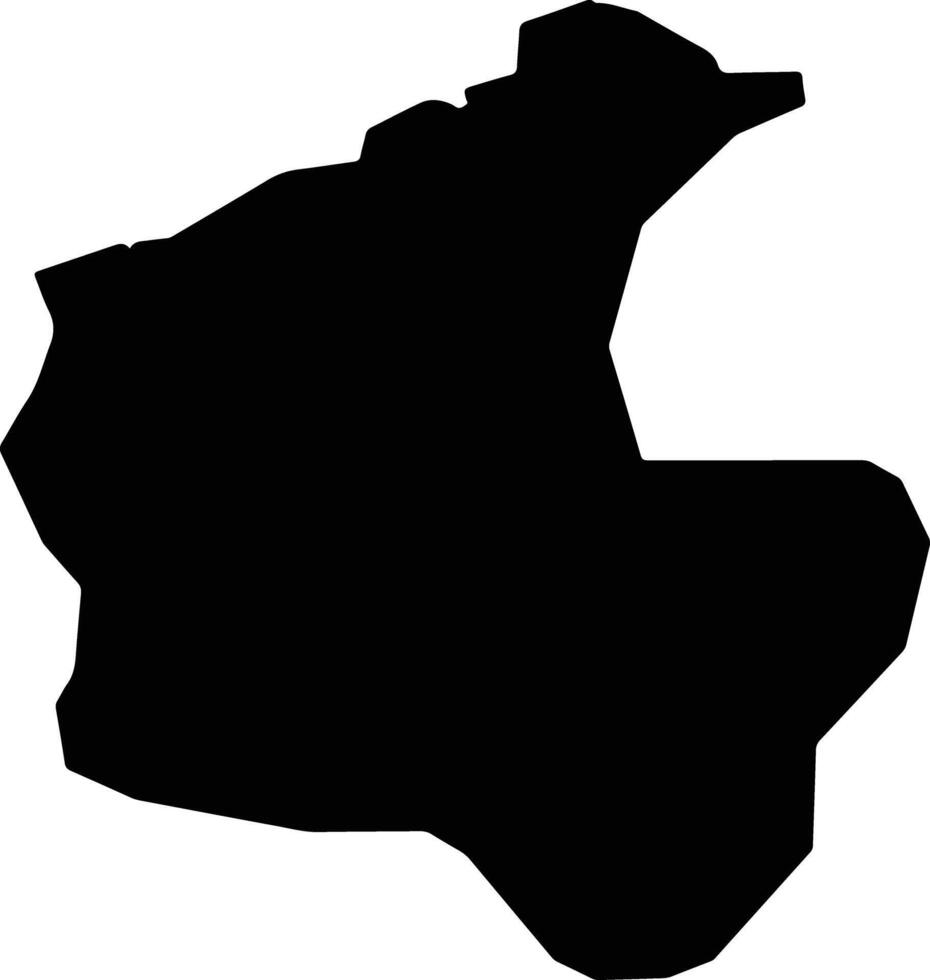 Kozlu Turkey silhouette map vector