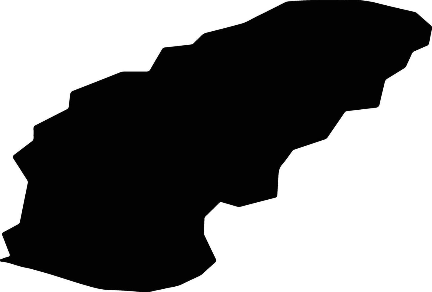 Kpayan Liberia silhouette map vector