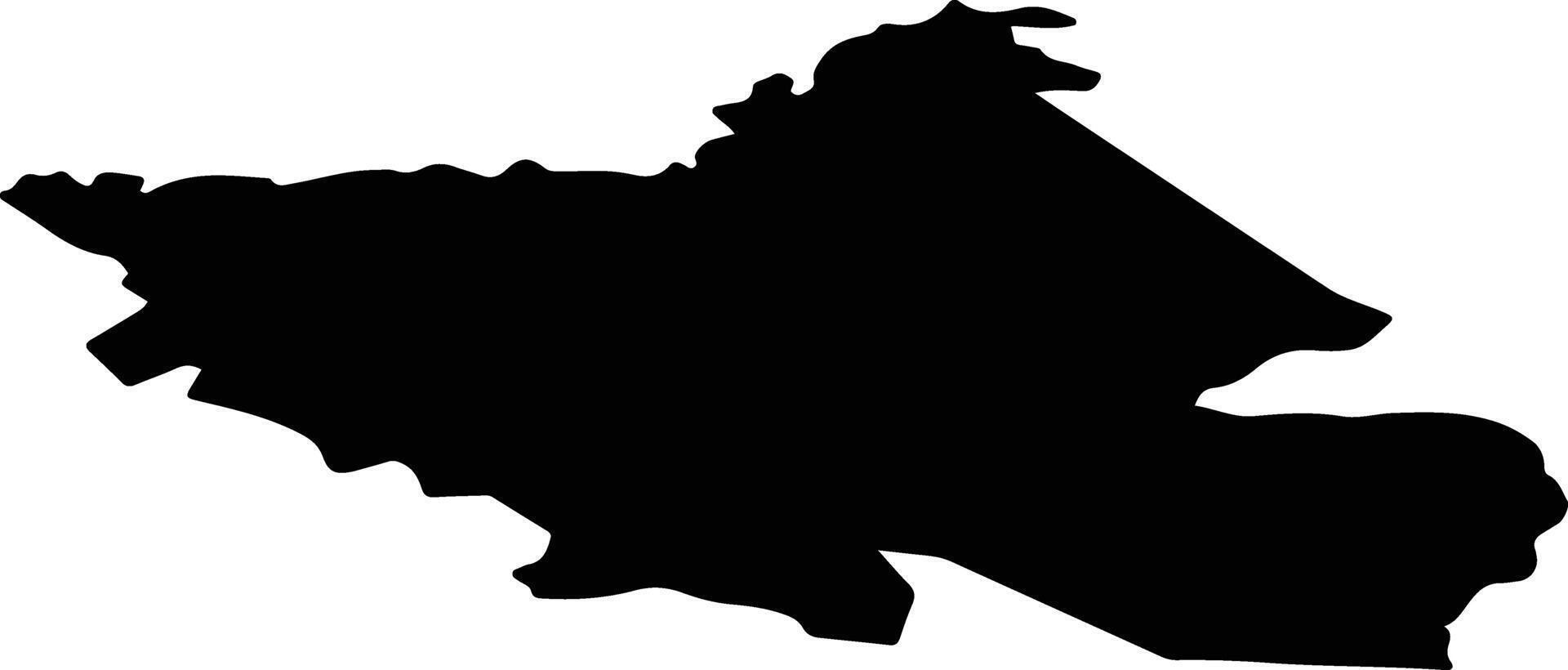 Krapes pag Latvia silhouette map vector